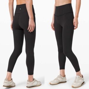 Lululemon Wunder Train High-Rise Tight Sz 6/25" In Black